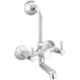 Prestige Croma Brass Chrome Finish Telephonic Wall Mixer with L Bend