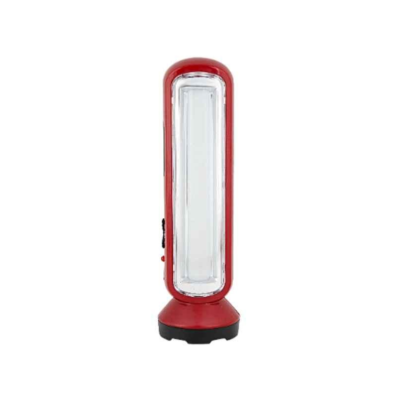 Geepas 8 & 3W 1600mAh Aluminium Emergency Lantern with Rechargeable LED Torch Combo, GFL4663