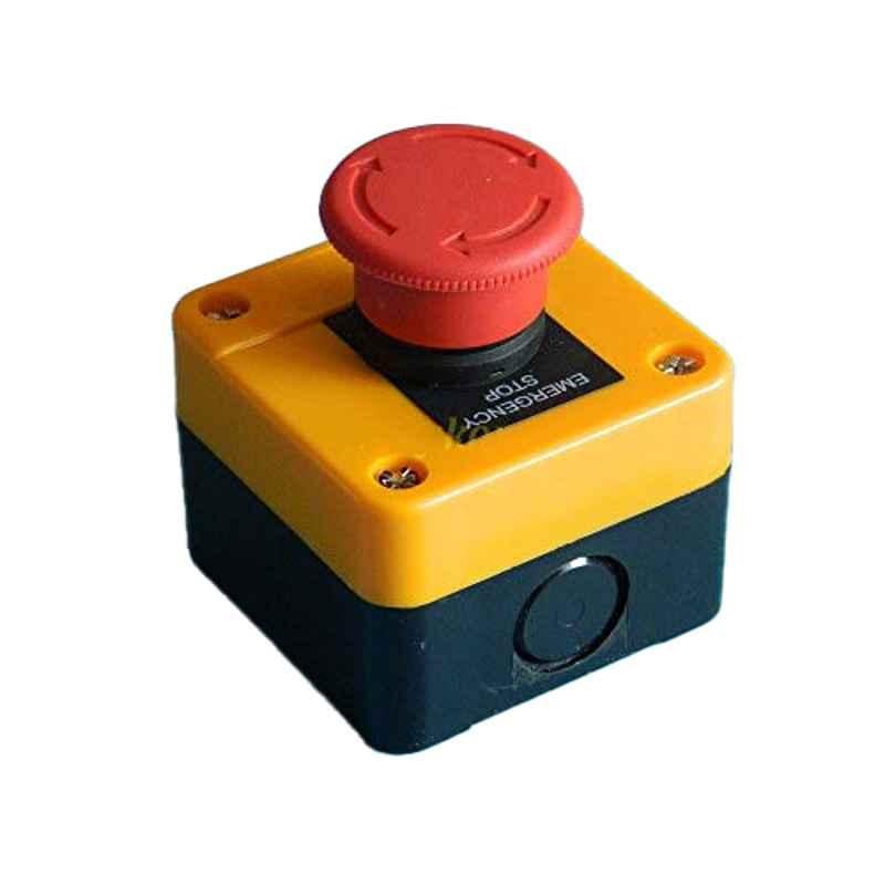 Sunfast 10A 660V Plastic Red Emergency Stop Pushbutton Switch