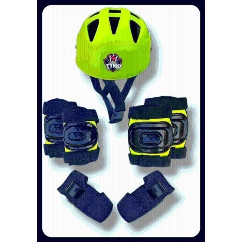 STYRKR Plastic & EVA Foam Neon Skating Kit for Kids (5-12 Years) | Cycling Safety Kit | Knee, Elbow, Skating KitKIT-960