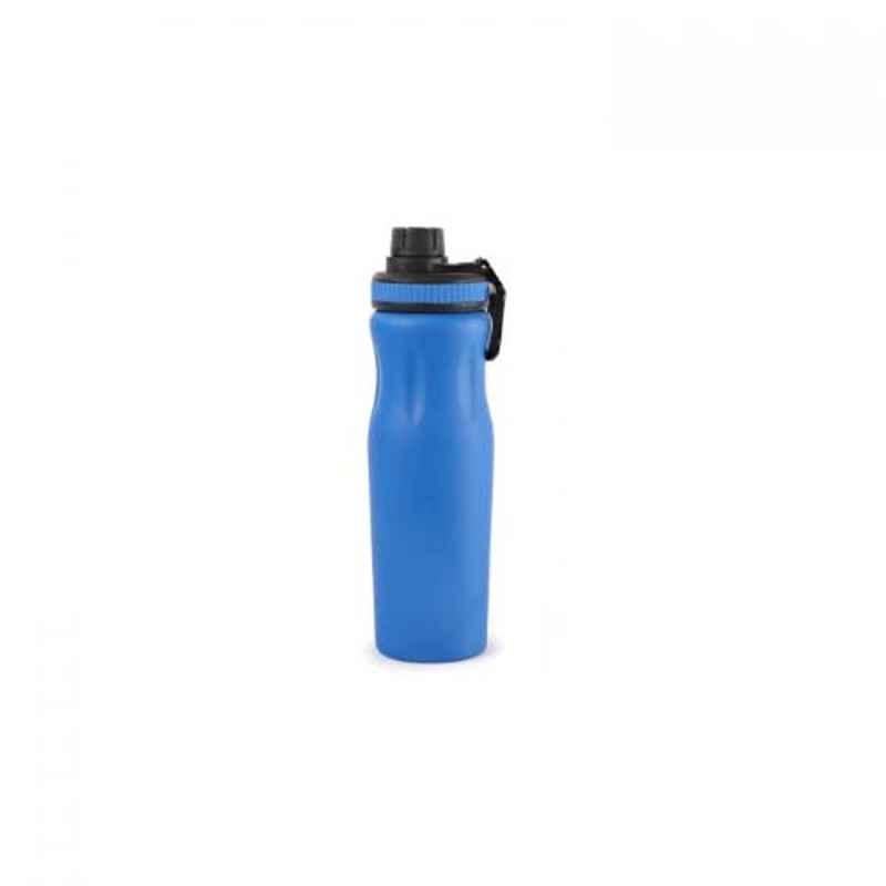Cello Fit Grip 850ml Stainless Steel Blue Single Wall Water Bottle, 405CSSB0462