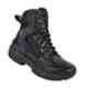 Allen Cooper AC6053 Leather Thermoplastic Toe Black Zipper Combat Boot, Size: 5