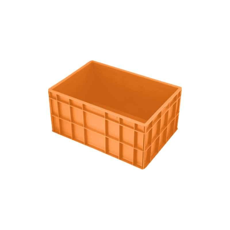 Buy Supreme 650x450x315mm 76L Plastic Orange Jumbo Crate, SCL