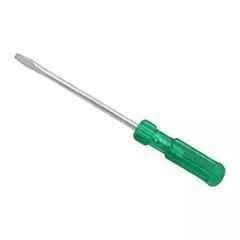B K Jagan & Co 10x1.2mm Green & Silver 927 Steel Flat Tip Screw Driver