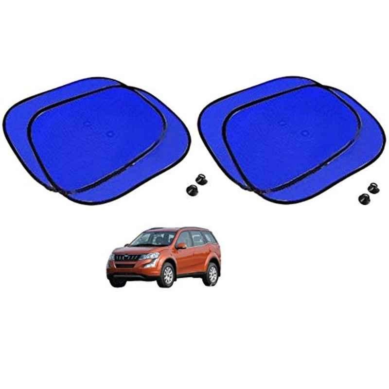 Kozdiko 4 Pcs Blue Chipkoo Car Window Sunshade Curtain Set for Mahindra XUV 500, koz_82964