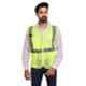 ReflectoSafe Splender High Visibility Reflective Adjustable Green Polyester Safety Jacket, Size: XL (Pack of 10)