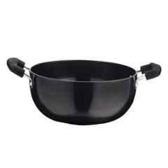 Vinod Black Pearl 2.6 Litre Deep Kadhai, HADKWL22 (Pack of 3)