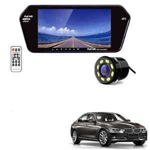 Auto Pearl CBP20 7 inch HD Bluetooth LED Touch Screen with 8 LED Reverse Camera for BMW 3 Series