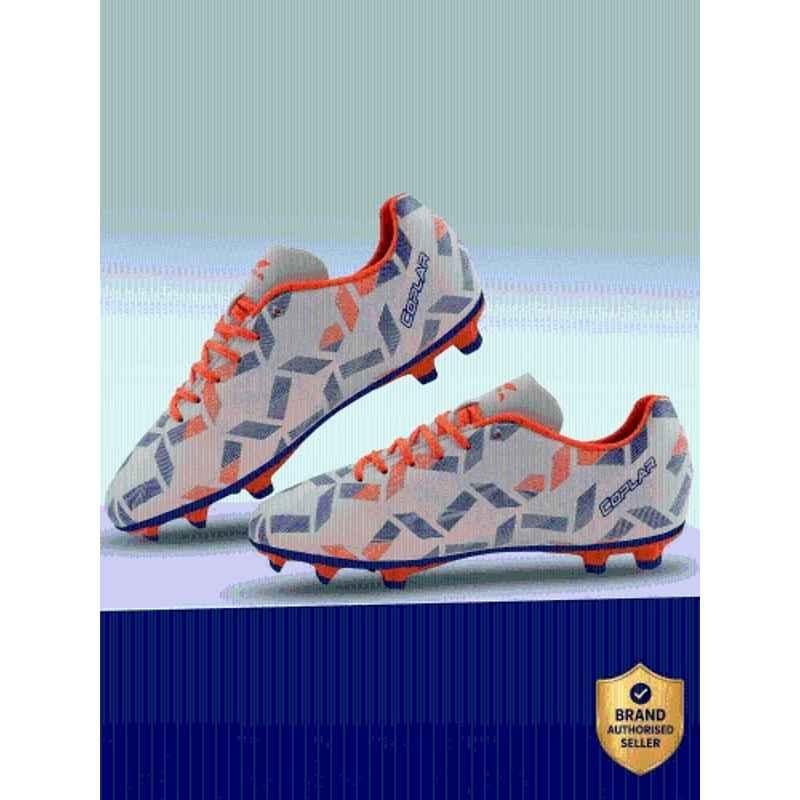 Nivia Coplar White Football Shoes for Men, FB-5915WO, Size: 10