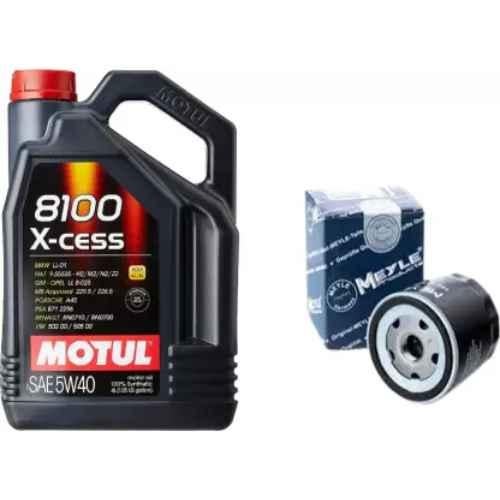 Buy Motul 8100 X-Cess 5W40 4L Full Synthetic Engine Oil Set & Oil