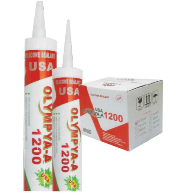 Olympia A1200 Clear Silicone Sealant