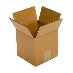 MM WILL CARE 20x5x5cm 3 Ply Brown Paper Corrugated Golden Box, MMWILL1334 (Pack of 10)