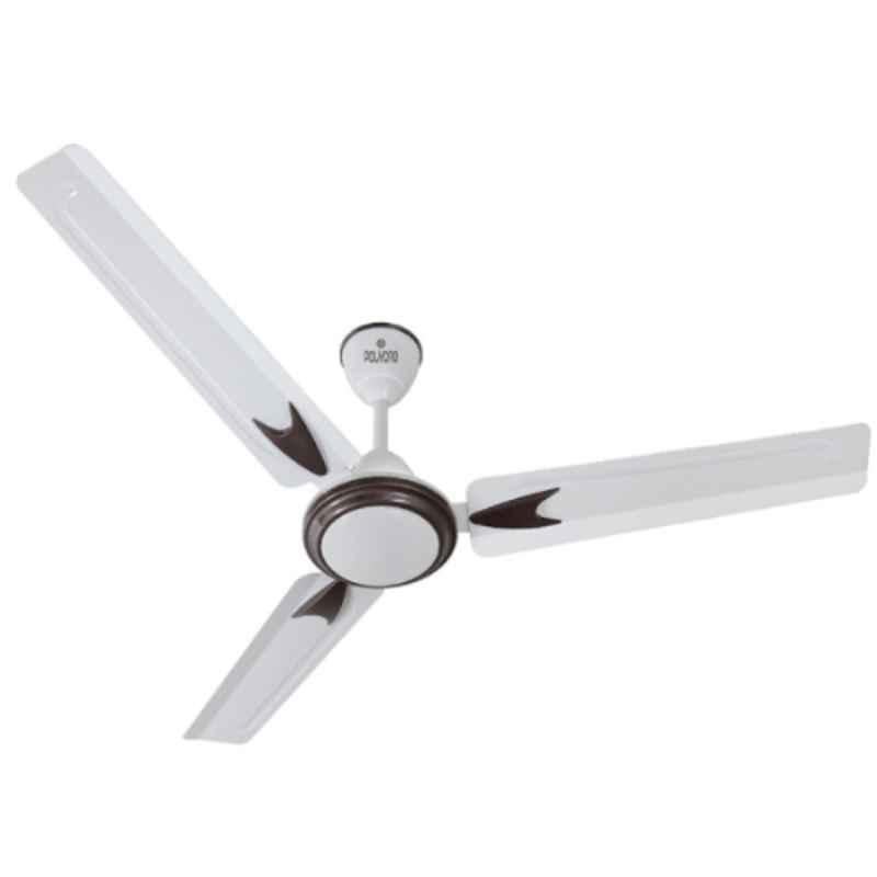 Polycab Juno 75W 400rpm White Ceiling Fan, FCESEST046M, Sweep: 1200 mm