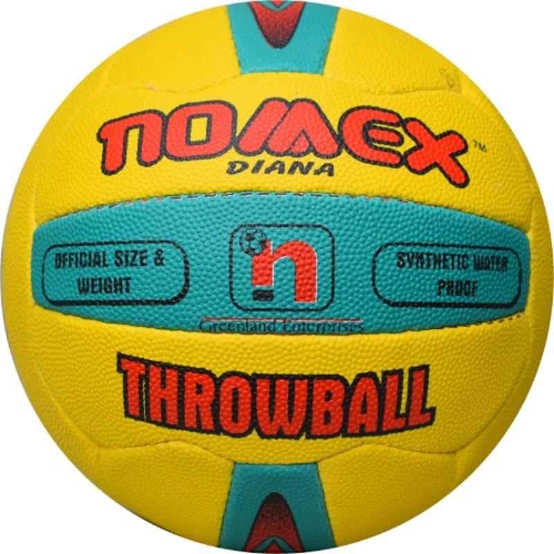 Nomex Diana Latex Bladder Multicolour Sports Throwball, Size: 5