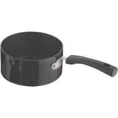 Vinod Black Pearl Plus 1.7 Litre Induction Friendly Saucepan with Lid, IHASPC16 (Pack of 3)