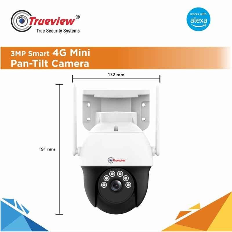 Trueview T18120-BE 3MP Smart 4G SIM Pan Tilt Zoom CCTV Camera (3MP 4G Sim Pan Tilt Camera)