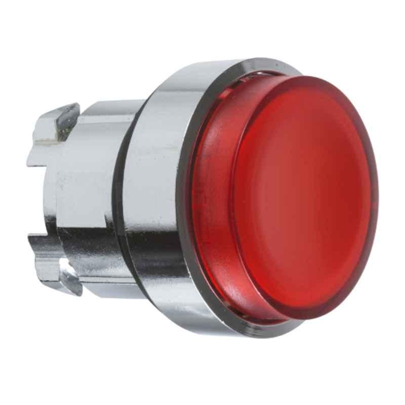 Schneider 22mm Round Red Projecting Illuminated Push Button for Integral LED, ZB4BW143