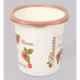 Cello Blossom 8 Pcs Brown Plastic Bath Set