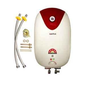 Activa Premium 25 Litre 3000W ABS Ivory & Brown 5 Star Instant Water Heater Geyser with 5 Year Warranty