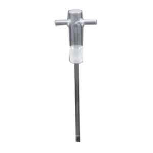 Glassco 250ml Qr Coded Clear Volumetric Flask with Penny Head Glass & Polyethylene Stopper, QR.130.520.08 (Pack of 5)