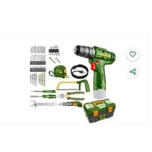 Jadever 10mm 12V 1.5Ah Cordless Drill Driver Kit, JDDT4B77