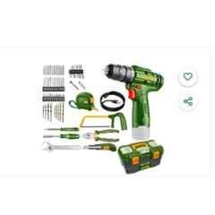 Jadever 10mm 12V 1.5Ah Cordless Drill Driver Kit, JDDT4B77