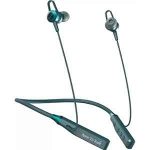 Cellecor BT-4 Green Wireless Bluetooth Earphone Neckband with Inbuilt Mic