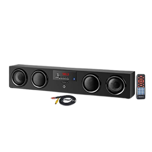 Tronica 24W Black Multimedia Soundbar Speaker