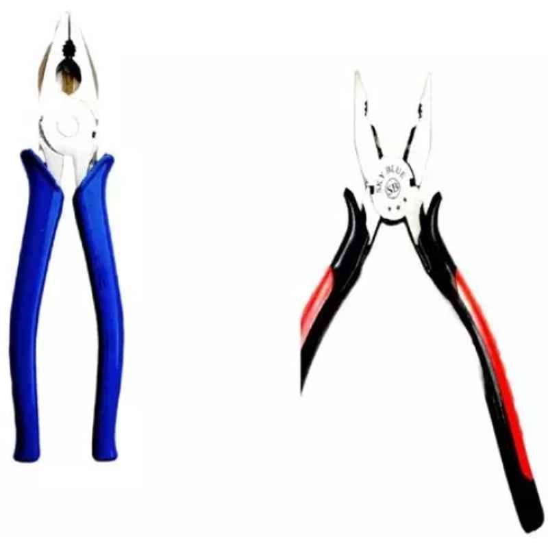 Sky Blue 2 Pcs 7.8 inch Groove Plier Combo, SBE_PLIER_COMBO_MOD_00202