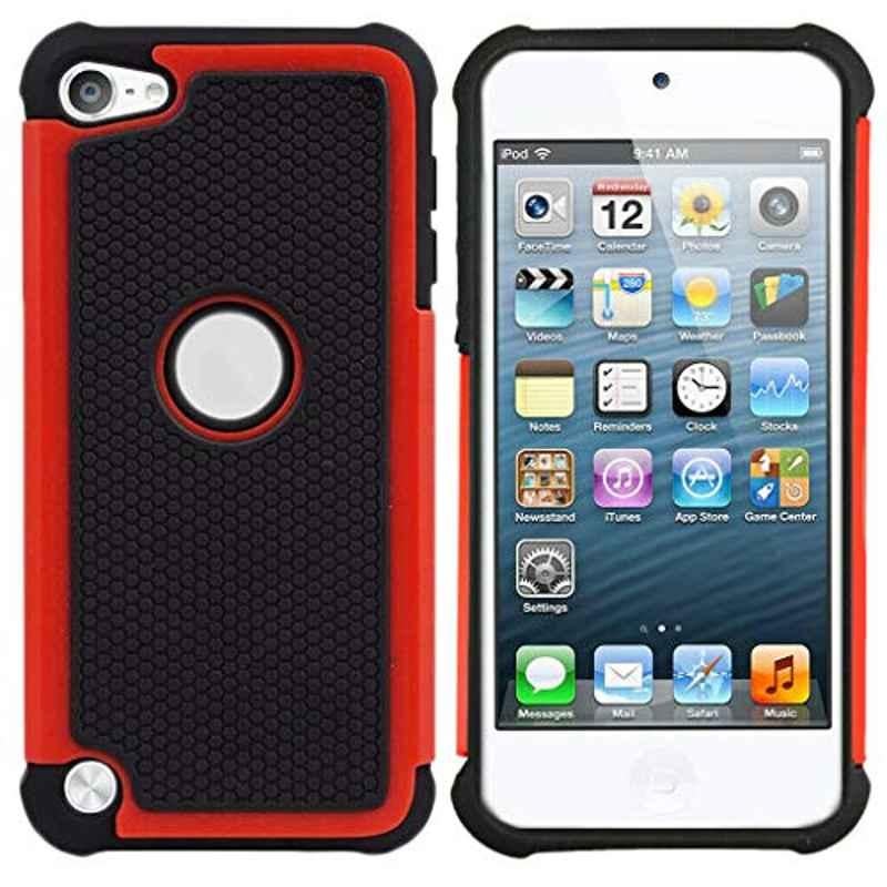 Rubik Rubber Red Case Cover for Apple iPod