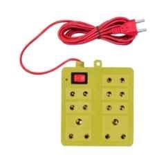 Silcon Gold G68 7+1 2.5m 220W Plastic Yellow Extension Board