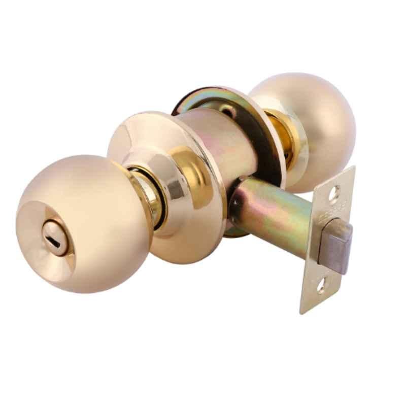 Geepas 53mm Stainless Steel Cylindrical Door Lock, GHW65029
