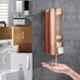 ZAP Rose Gold Plastic Wall Mount Liquid Soap Dispenser