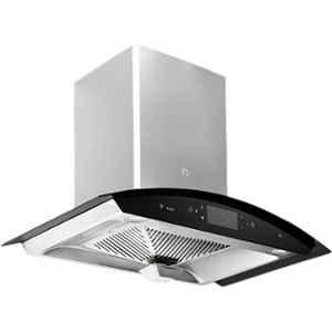 Kaff Stella DHC 90 SS 1180 CMH 90cm Wall Mounting Auto Clean Curve Chimney