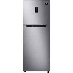 Samsung 336 Litre Elegant Inox Frost Free Double Door 3 Star Refrigerator, RT37A4633S8/HL