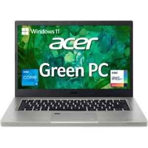 Acer AV14-52P-59SX Aspire Vero Thin & Light Cobblestone Gray Laptop with Intel Core i5 13th Gen 1335U 16GB/512GB SSD/Windows 11 Home & 14 inch Display, NX.KJSSI.002