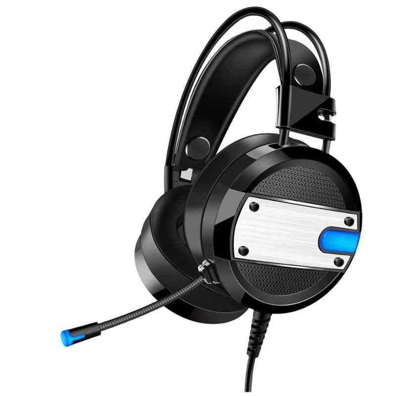 Punnk Funnk A10 Over-Ear Black Wired Gaming Headset with Mic