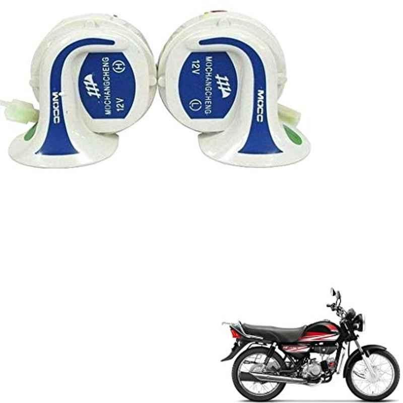 Kozdiko 2 Pcs 18-in-1 Mocc Bike Digital Tone Magic Horn Set for Hero HF Down