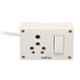 Palfrey 16A 1 Socket White Polycarbonate Single Socket Electric Extension Board with 10m Wire, 1610