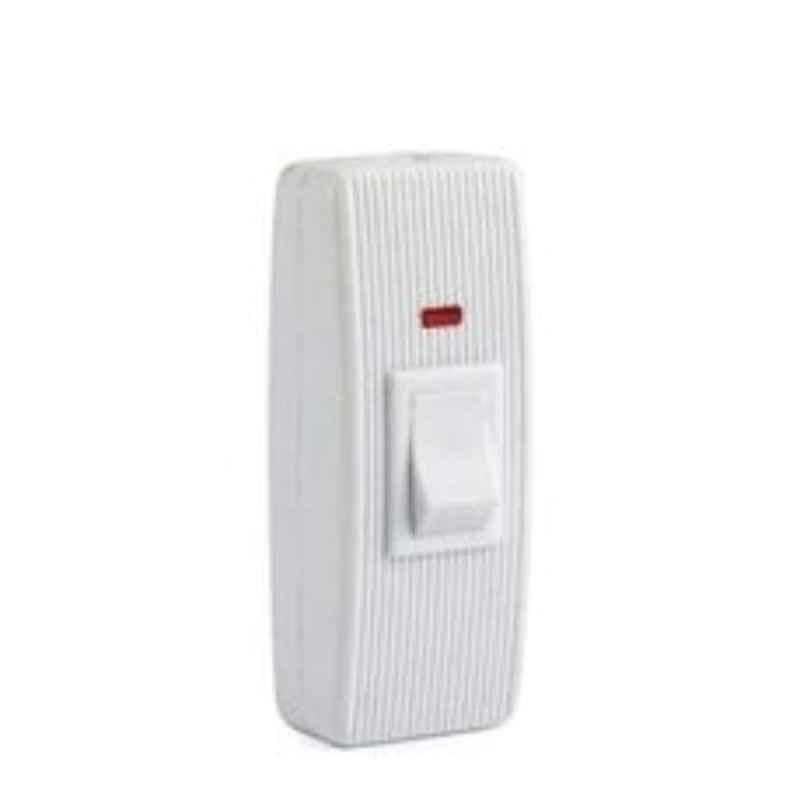 Terminator White Hanging Switch for Bed Light with Power Indicator