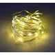 Tucasa DW-425 5m Battery Operated Yellow LED Copper Wire String Light (Pack of 2)