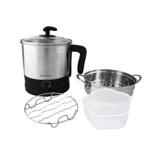 Using electric kettle as a steamer