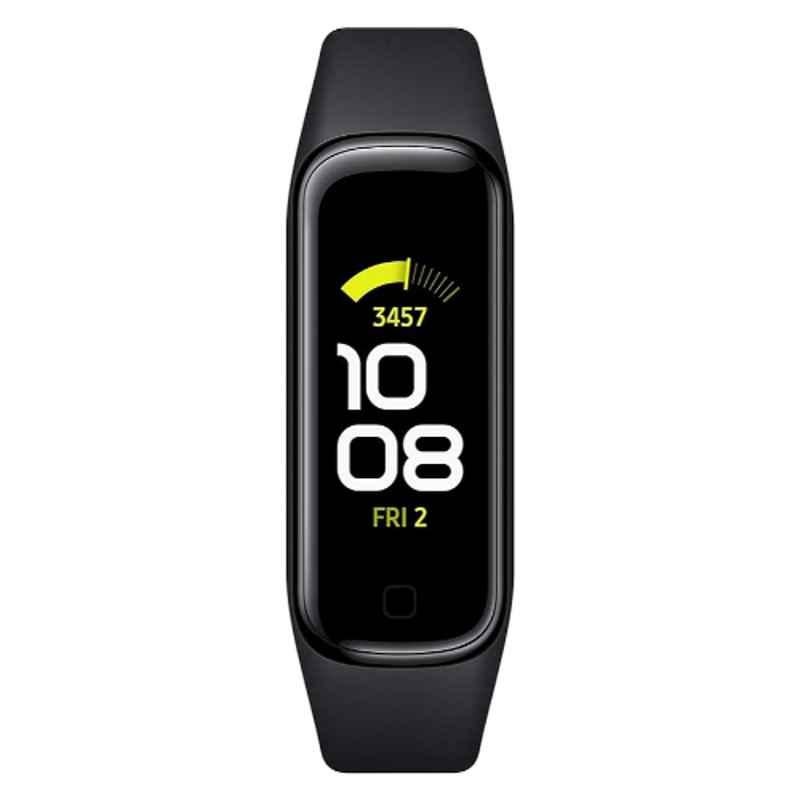 Samsung Galaxy Fit 2 27.8mm 126x294p Black Fitness Tracker Smartwatch, SM-R220