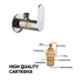 ZAP Stainless Steel Health Faucet & Opel Angle Valve Combo
