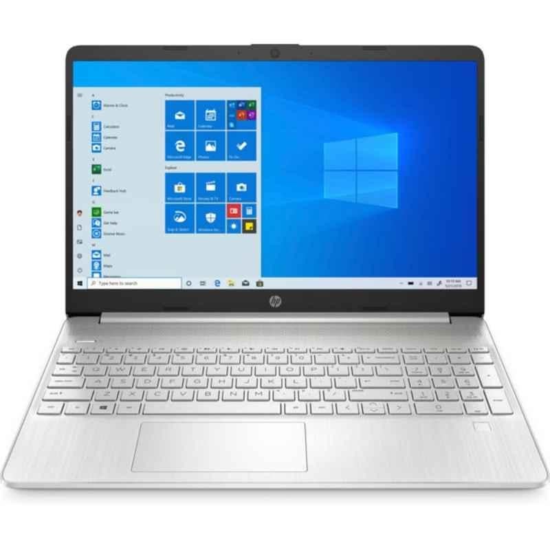 HP 15.6 inch 256GB SSD 8GB 12th Gen Intel Core i3-1125G4 Windows 10 Silver FHD Laptop, 15-DY2035TG