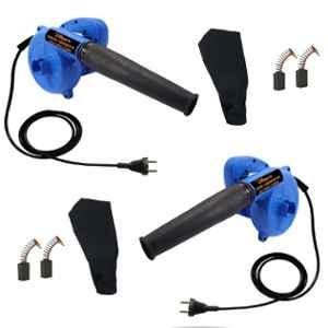 Hillgrove HGCM264M1 800W 18000rpm Electric Air Blower with Blowing Pipe, Dust Collector Bag & Carbon Brushes, HGCM525 (Pack of 2)