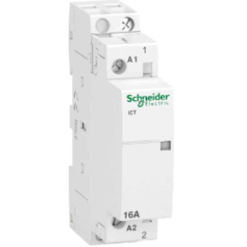 Schneider Acti9 12V 1-NO White 1 Pole Contactor, A9C22011
