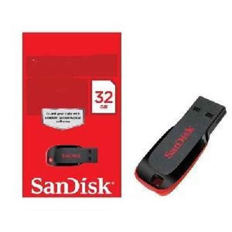SanDisk Crozer 32GB USB 2.0 Blade Pen Drive