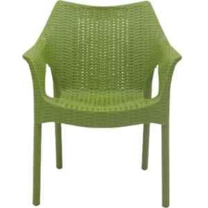 Supreme Cambridge Mehndi Green Plastic & Polypropylene Cafeteria Chair (Pack of 4)