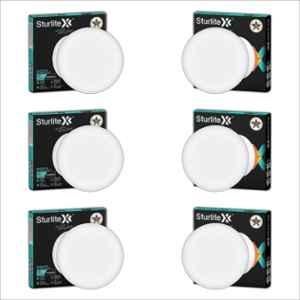 Sturlite Lexxo 8W 800lm Cool White Round LED Surface Light (Pack of 6)